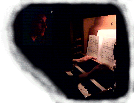 Josefine Horn an der Orgel Josefine Horn in Zepernick